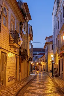 Tile: Rua da Coimbra street scene in Aveiro, Portugal