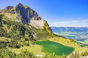 Oberallgu: Rubihorn (1957m) and Lower Gaisalpsee, Allgcu Al