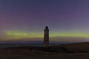 Tower: Rubjerg Knude Northern lights
