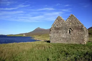 Assynt: Ruins of Calda House Loch Assynt, Scotland