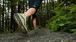 Trainers: Runner (Terri Cairns Model Released) running through