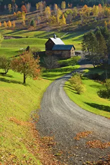 Vermont: A rural Vermont scene in Pomfret, Vermont