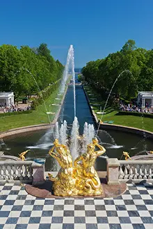 Federation: Russia, Saint Petersburg, Peterhof, Grand