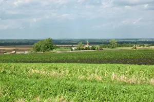 Potatoes: Russia - a small Russian Orthodox Church monastery