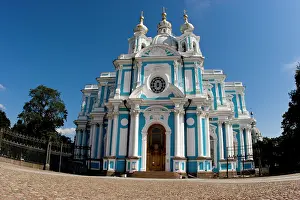 Petersburg: Russia, St. Petersburg. Smolny Cathedral