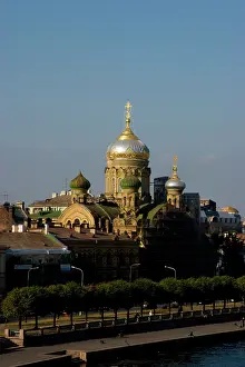 Turret: Russia, St. Petersburg. View of city from