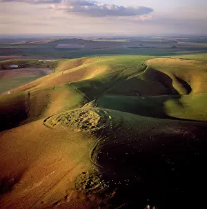 Forts: Rybury Camp, an Iron Age hill fort with Neolithic