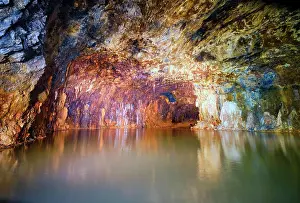 Mining: Saalfeld Fairy Caves Exhibition Mine, interior view