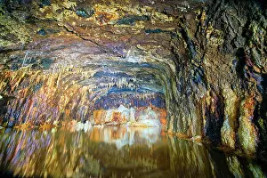 Mining: Saalfeld Fairy Caves Exhibition Mine, interior view