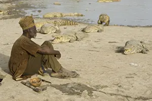 Headdress: Sacrifice chicken for Nile Crocodiles Bazoule Burkina Faso