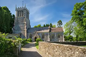 Features: Saint Andrews Church on the grounds of Lulworth