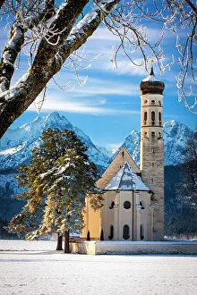 Pilgrimage: Saint Coloman Church near Fussen, Bavaria