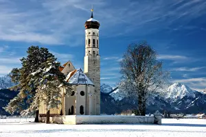 Pilgrimage: Saint Coloman Church near Fussen, Bavaria