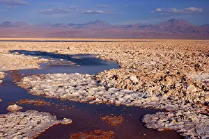 Biggest: Salar de Atacama - second biggest salt lake in