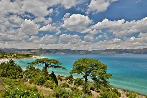 Aqua: Salda Lake In Southwest Turkey with blue