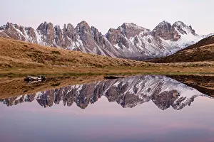 Stubai: Salfeinersee, Reflection of the Kalkkngel, Tyrol