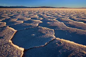 Grandes: Salinas Grandes del Noroeste - mountains and dried-up