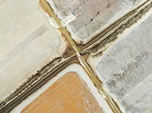 Cdiz: Saline ponds at the Bonanza salt works near Sanlcar