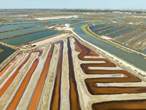 Flow: Saline ponds at the salt works near Chiclana de
