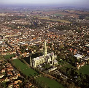Salisbury: Salisbury Cathedral and city, Wiltshire