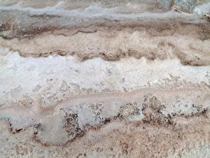Works: Salt deposits at the salt works of Sabkhat Tazra