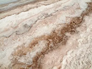 Works: Salt deposits at the salt works of Sabkhat Tazra
