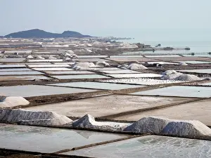 Extraction: Salt extraction at Afrera Salt Lake, Danakil Valley, E