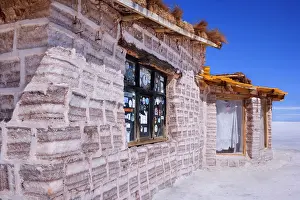 Blocks: Salt Hotel - a house built solely of salt blocks