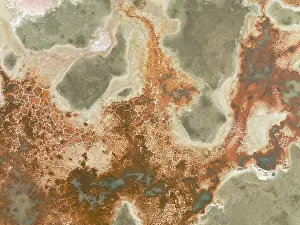 Salt Pan: Salt marsh at the Skeleton Coast