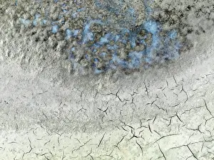 Cdiz: Detail of salt marshes near Sanlcar de Barrameda