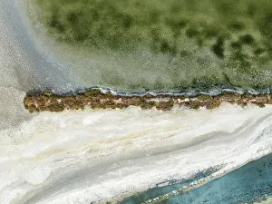 Cdiz: Salt marshes near Sanlcar de Barrameda. Aerial