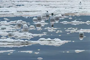 Evaporation: Salt Ponds in California