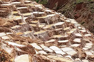 Basin: Salt terraces of Maras in Peru
