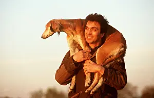 Operation: SALUKI DOG - OVER MAN'S SHOULDER