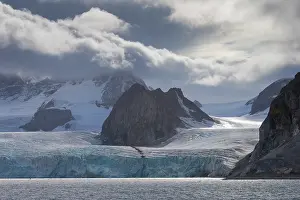 Glaciation: Samarinbreen Glacier Samarinbreen Hornsund, Svalbard, N