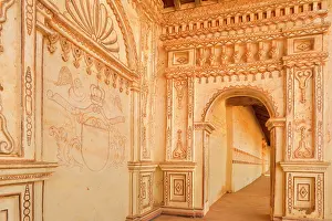 18th: San Javier mission church - archway of historic