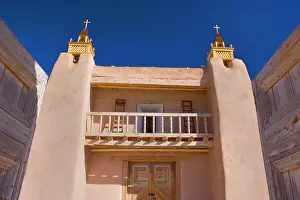 Jose: San Jose de Gracia Church - entrance portal of