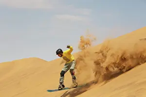 Boarding: Sand Boarding - in the dunes of the Namib Desert