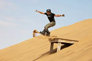 Boarding: Sand Boarding - in the dunes of the Namib Desert