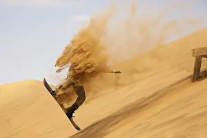 Boarding: Sand Boarding - in the dunes of the Namib Desert