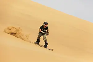 Boarding: Sand Boarding - in the dunes of the Namib Desert