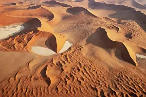 Remote: Sand dunes and dry pans in the Namib Desert