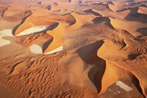 Remote: Sand dunes and dry pans in the Namib Desert