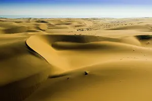 Endless: Sand dunes in the Namib desert, Erongo region, Namibia