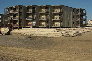Apartment: Sandbags Protect Houses
