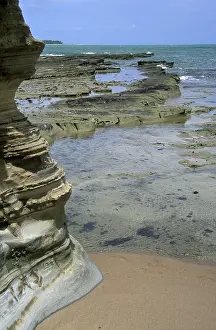 Praia: Sandstone Cliffs