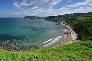 Scots: Sandy bay of Gardenstown, Banffshire, Scotland