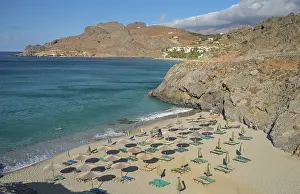 Micro: Sandy beach beach micro Ammoudi Beach, South coast