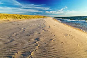 Midwest: Sandy shores of Lake Michigan at Ludington