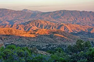 Shadows: Santa Catalina Mountains near Tucson, Arizona, USA
